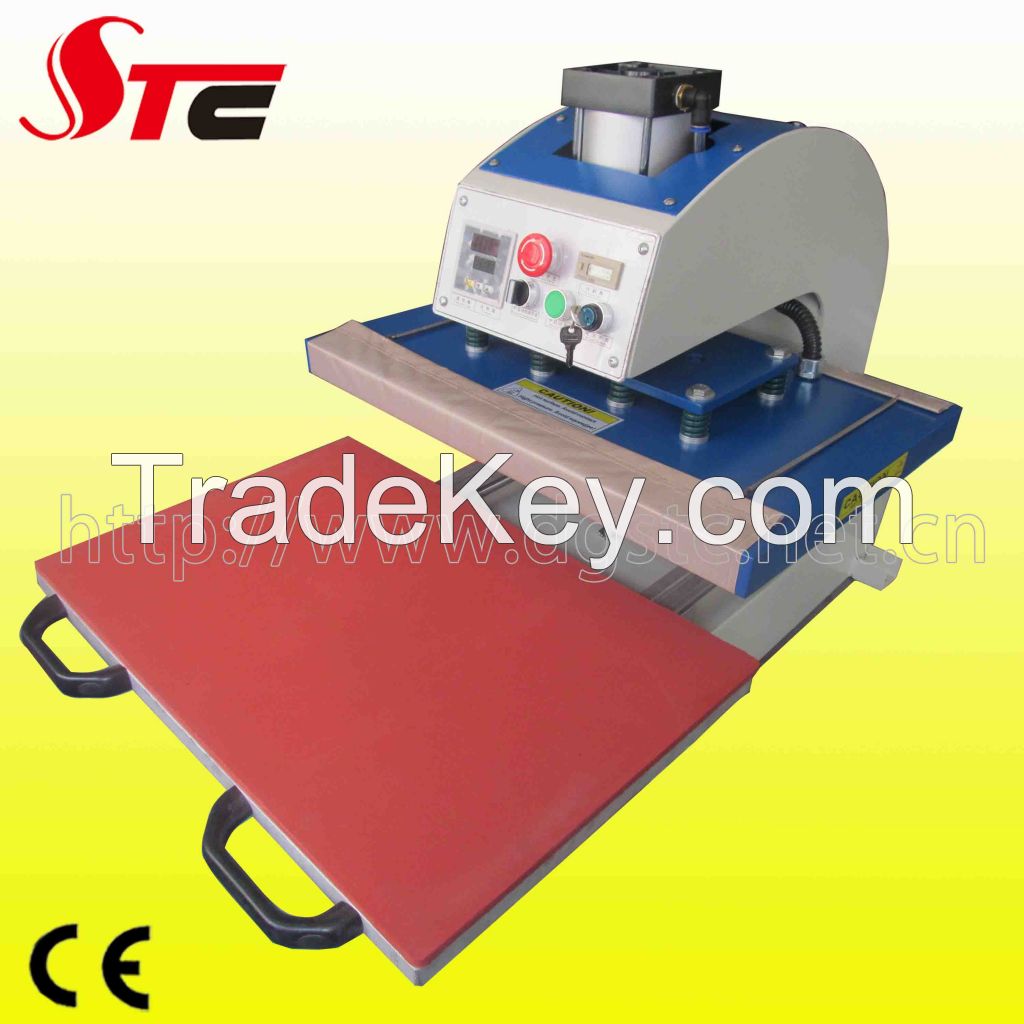 CE certificate automatic pneumatic t-shirt heat press machine