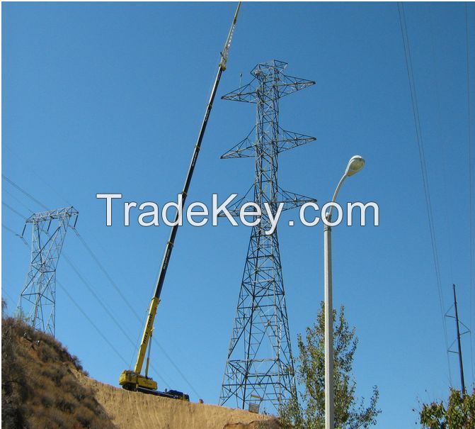 132kv power transmission tower 