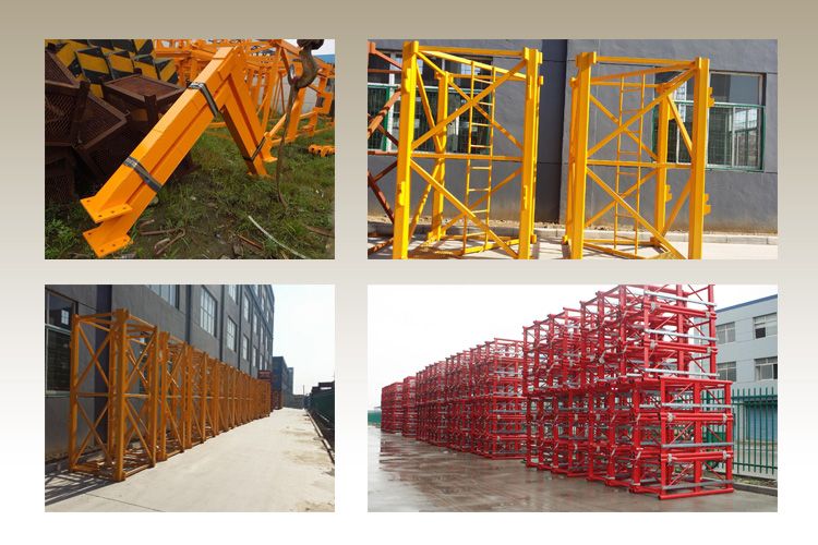 Top Quality Max Load 8 ton Tower Crane for Construction