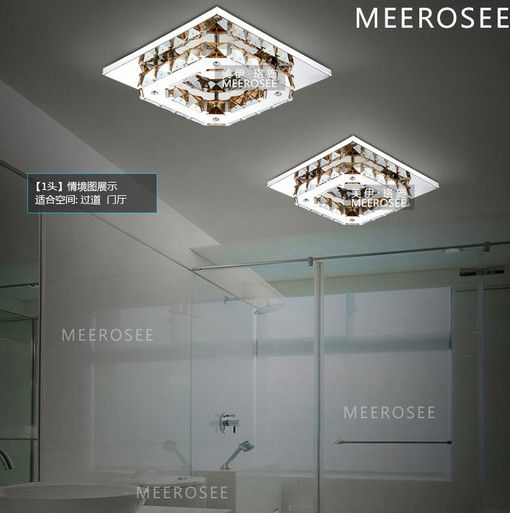 Modern LED Crystal Chandelier lighting Guaranteed 100% Crystal light Square Design Amber Color 