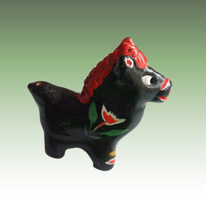 clay figurine horse