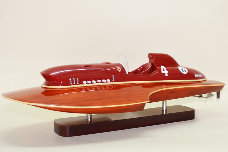 WOODEN MODEL BOAT