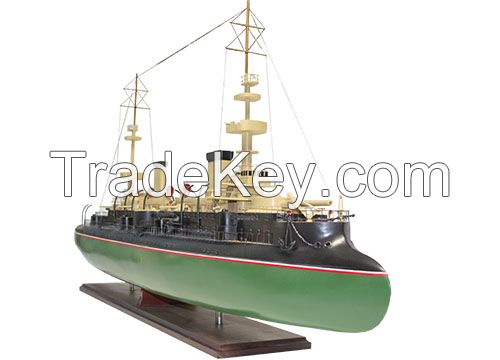 WOODEN MODEL BOAT