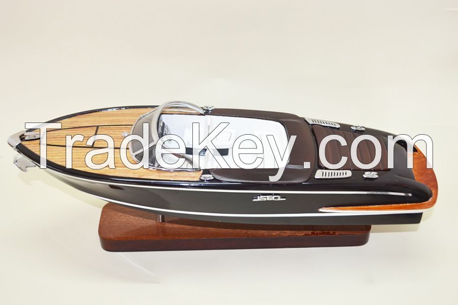 WOODEN MODEL BOAT