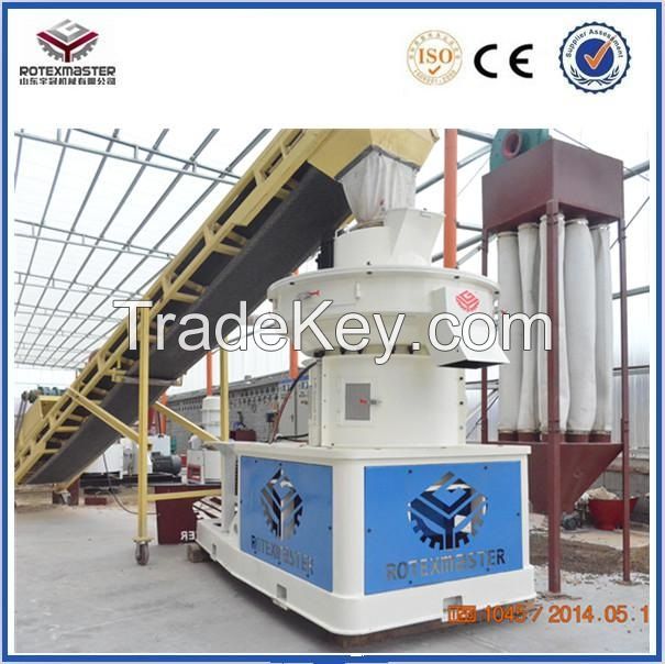 vertical ring die wood pellet machine / machines for make pellet woo