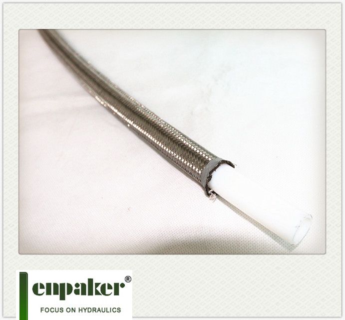 enpaker 304 stainless steel braided ptfe tube teflon tube