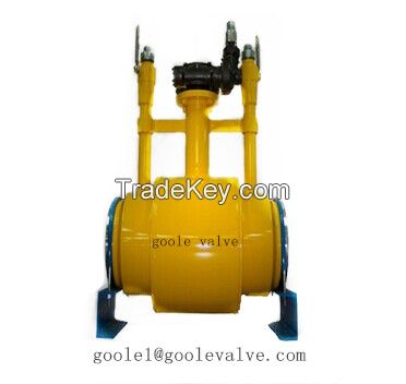 Underground full welded ball valve