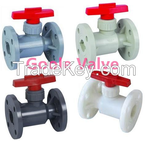 Flange Plastic Ball Valve