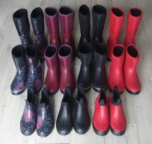 Various of Womens neoprene rubber rain boot, waterproof neoprene boot, 3