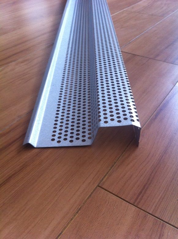 Rain gutter guard mesh