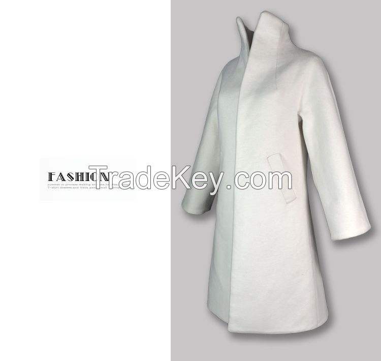 Milkly White Cashmere Coat