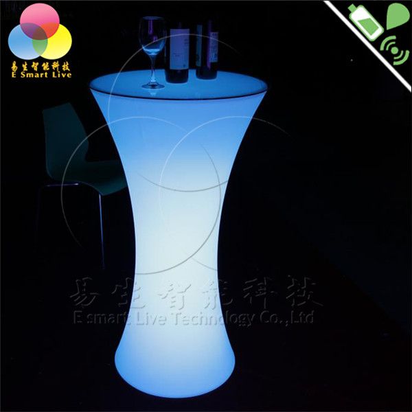 RGB color change, remote control LED bar furniture cocktail tables