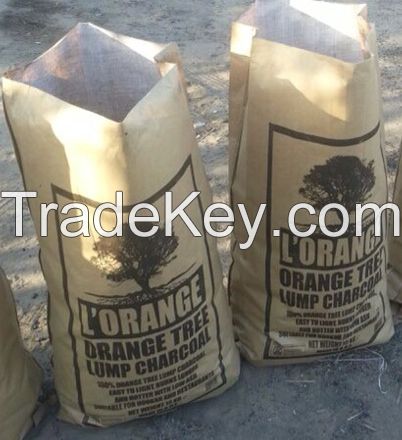 12 kg pure orange tree lump charcoal for shisha / hookah and restaurants ( brand name l'orange)