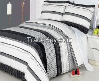 stripe Egyptian cotton 300 thread count duvet cover