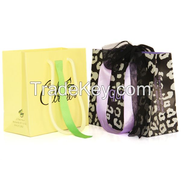 new design recyclable customized fancy gift bag wholesale