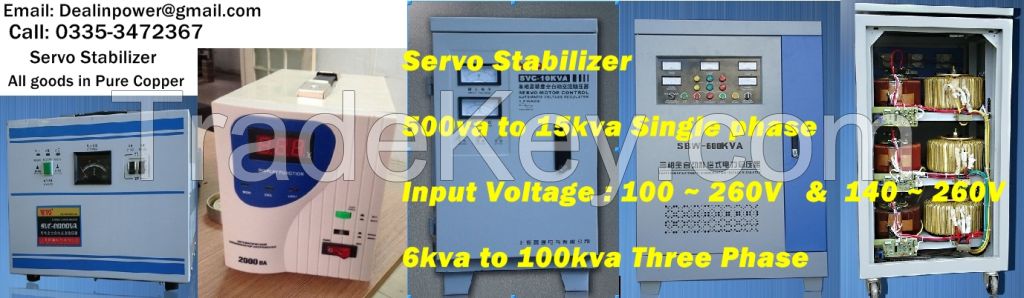 Stabilizer Industrial 1-2-3-6-10kva,20kva,30kva,60kva ~ 300kva