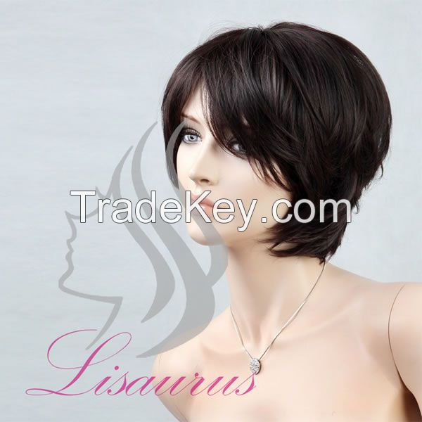 Lisaurus-J Natural Looking New Beauty Short Synthetic Wigs, Wholesale P