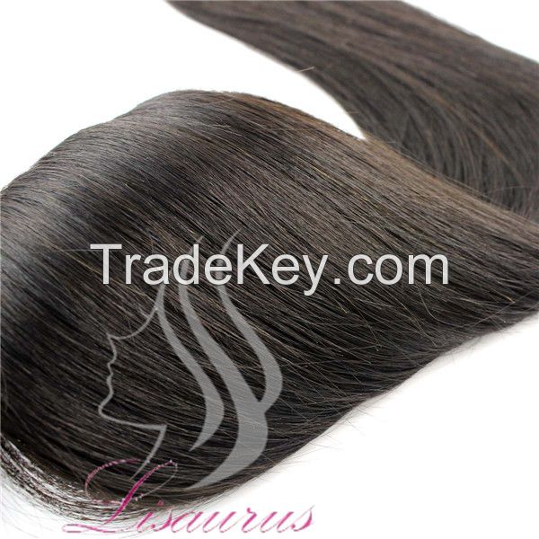 Lisaurus-J Wholesale Price Brazilian Hair with Closure Brazilian Body Wave Real Hair Natural Black Hair Extension