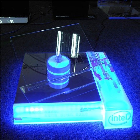 light acrylic display stand beer display case menu display stand