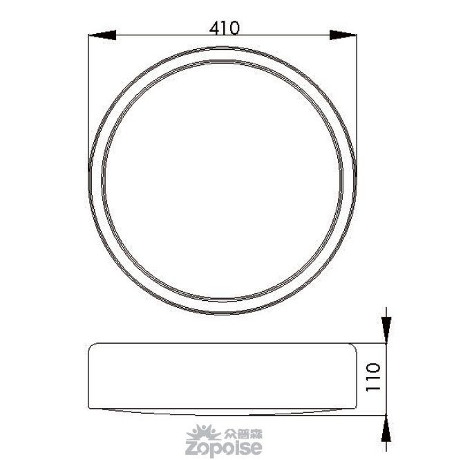 LED ceiling light