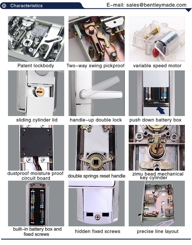 Hotel lock X6-Blue Grand Noble Electronic Lock