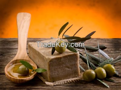 Greek Olive Oil Soap - with Olive Leaves.