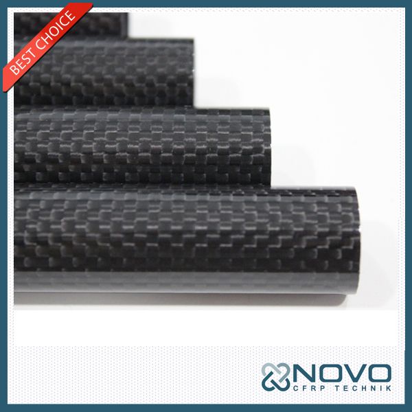 Light 3k Plain Woven Glossy Finish Carbon Fiber Roller, carbon fiber tube