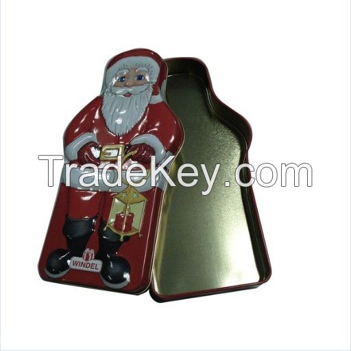 wholesale fancy metal christmas candy box