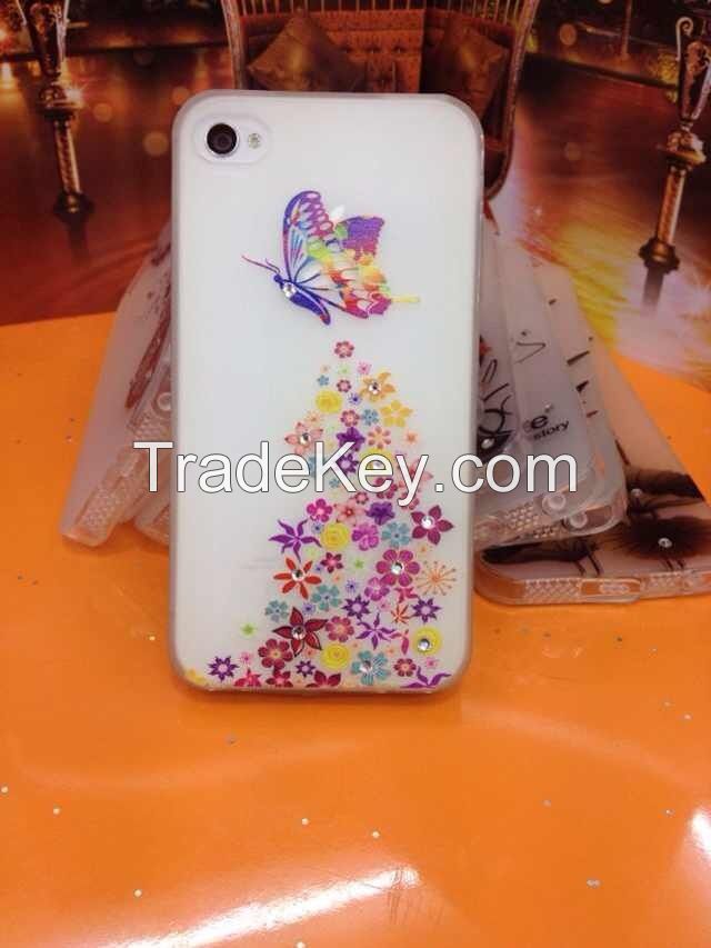 TPU dustproof plug Crystal Diamond case protective case