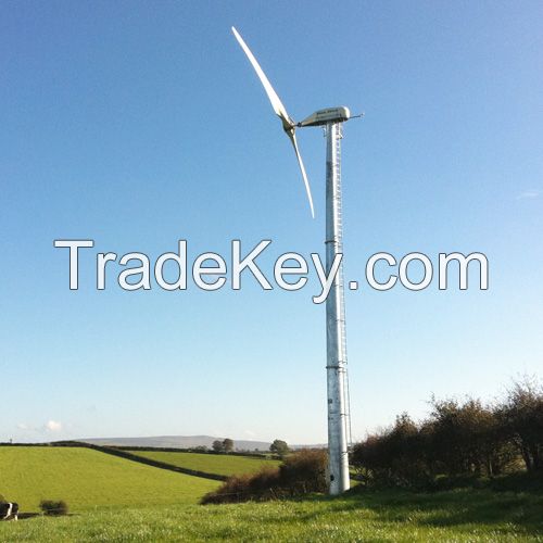 wind turbine tower Galvanized steel Pole 