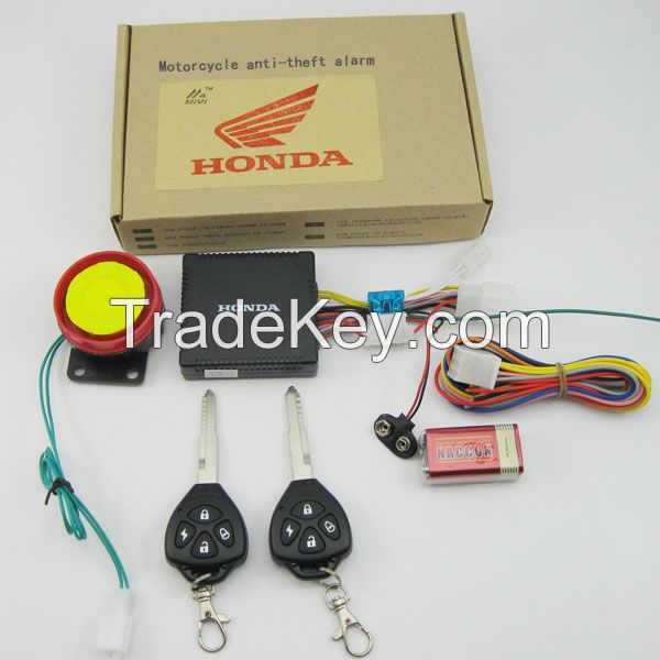 Supply Honda motorcycle with key alarm waterproof dual remote control