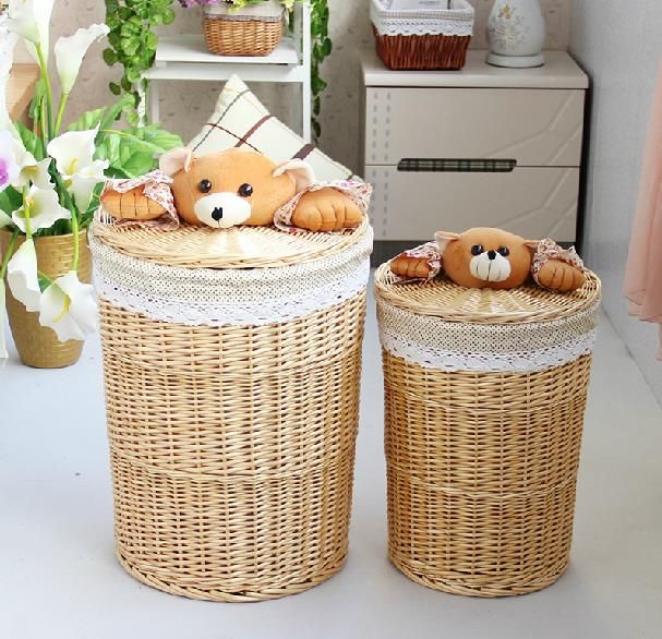  wicker laundry basket for wholesale