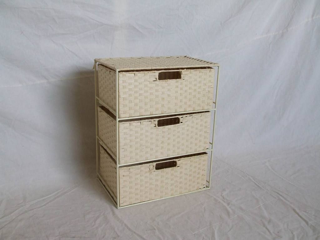 Cheap Paper Rope storage paper cabinet for home decoration