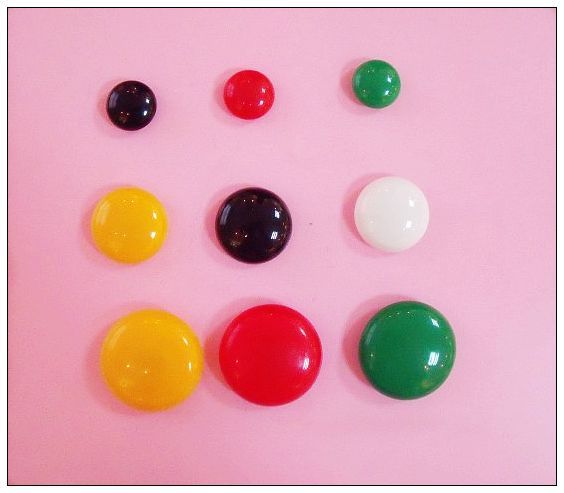 color magnetic buttons 