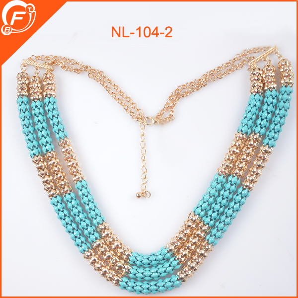 newest fashion women crystal necklace for garments decoration