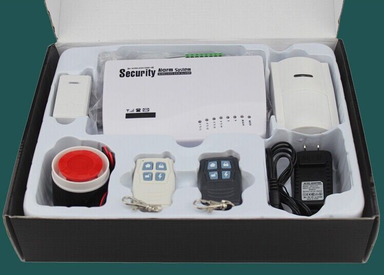 wireless GSM burglar security alarm system, auto dial SMS wireless alarm system