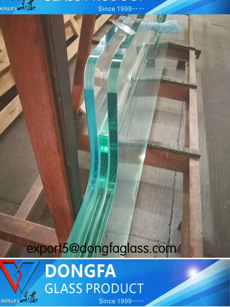 Clear toughened Dupont PVB/SGP laminated glass