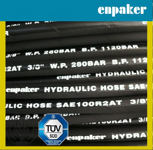 China manufacturer Zhejiang enpaker high presure rubber hydraulic hose