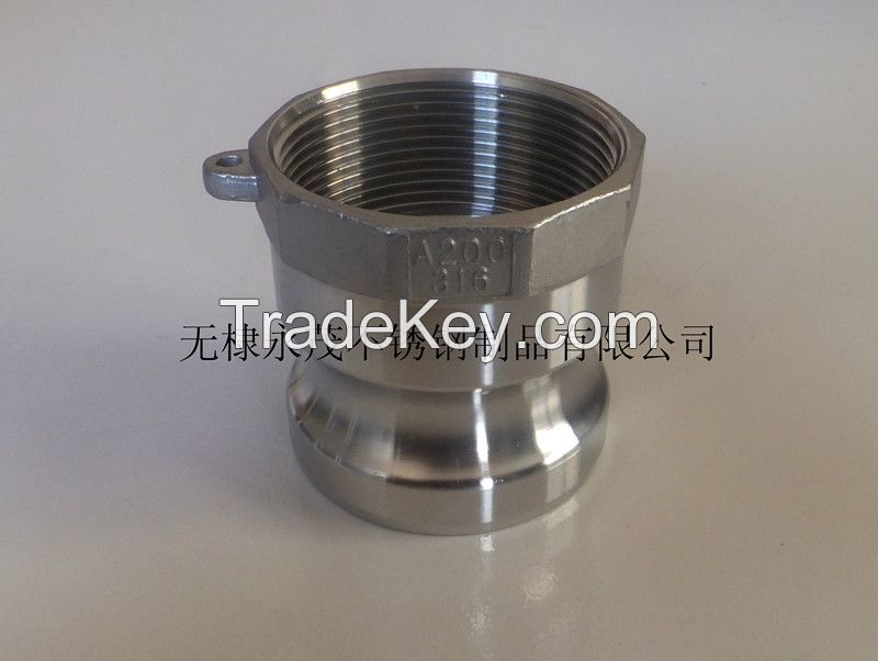 Stainless camlock couplings