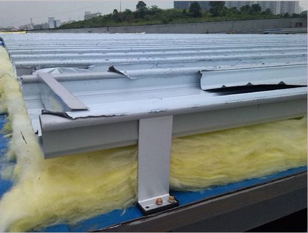 aluminum alloy support for roofing system