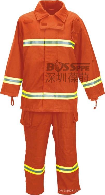 Firefighter uniforms PBI fire resistant clothing