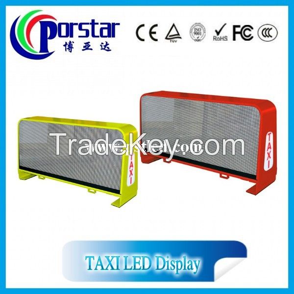 p4mm wireless taxi led top light display