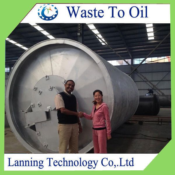 waste to oil  PYROLYSIS MACHINE WITH CE ISO SGS