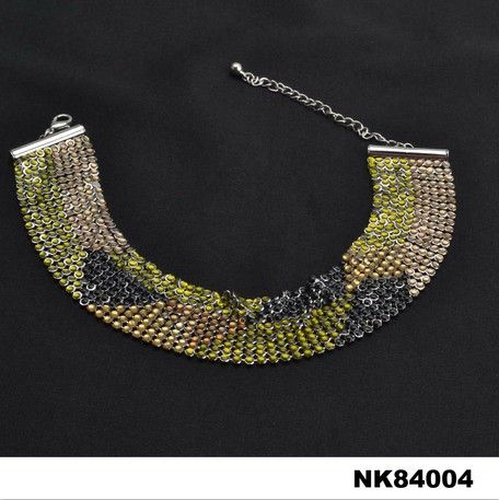 Acrylic Metal Necklace