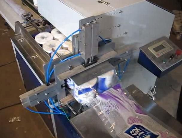 Double Conveying Toilet Paper Packing Machine For Multiple Rolls