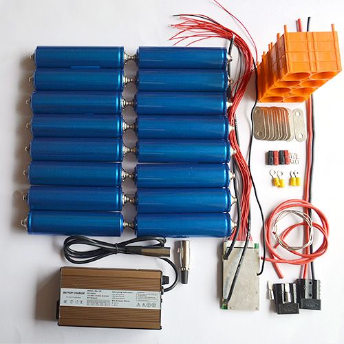 DIY 48V15Ah 16S1P LiFePO4 HEADWAY BATTERY PACK