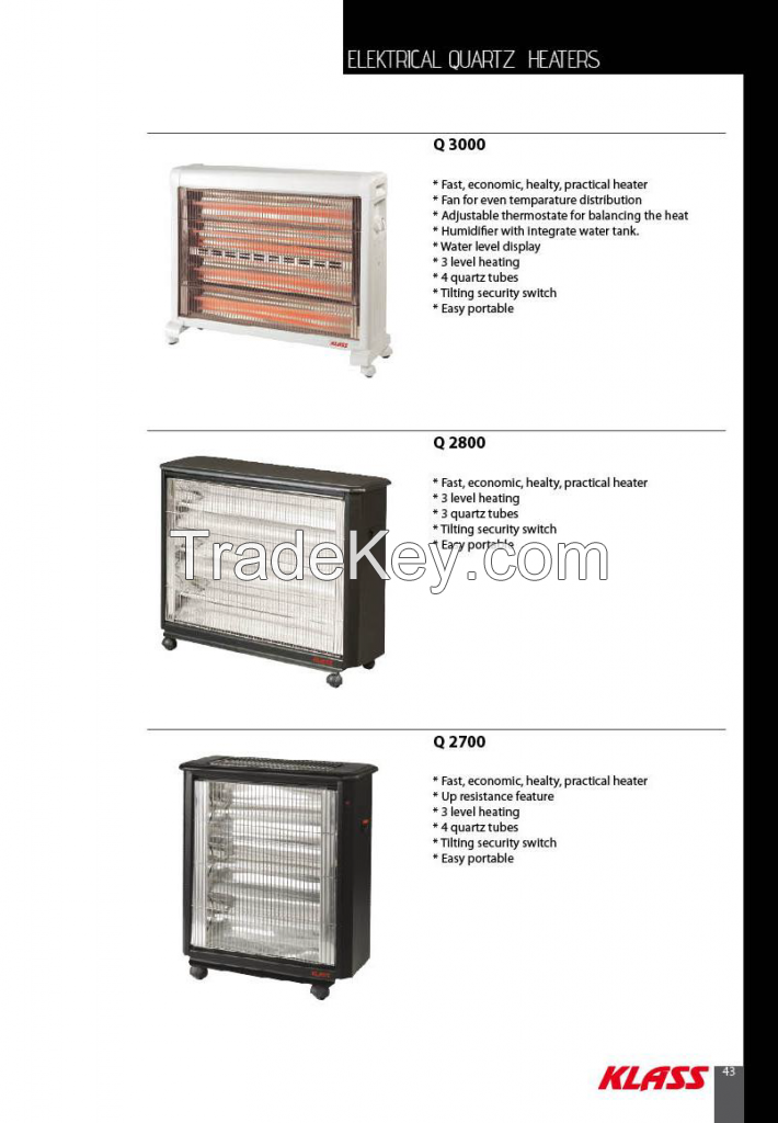 electrical quartz heaters, electric quartz heaters, electric heaters