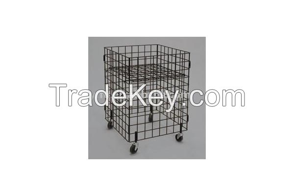 wire square dump bin