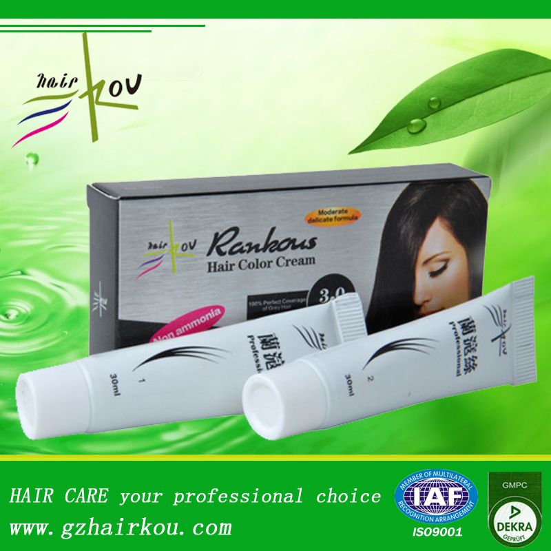 Guangzhou hair color cream manufacturer for home use