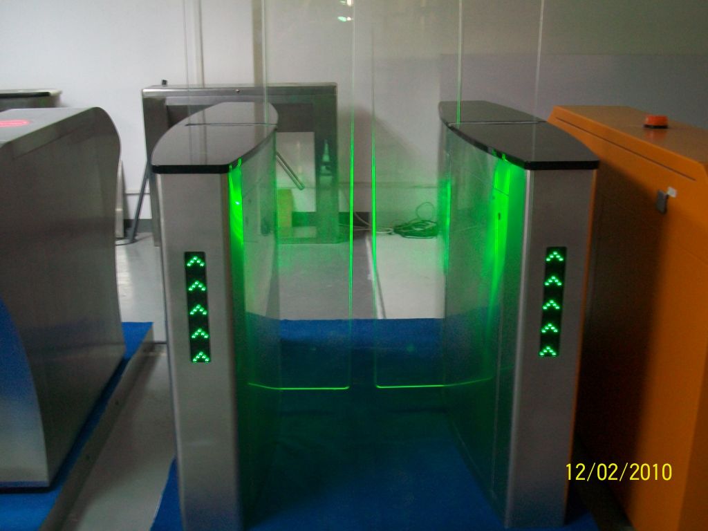 Security Pedestrian Speed Sliding Gate Turnstile